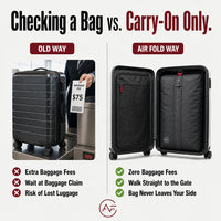 Air Fold™ Pack More. Check Less. Skip the Extra Baggage Fees.